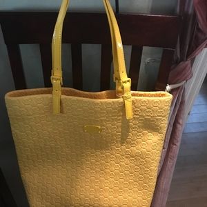 Michael Kors Yellow Padded Tote